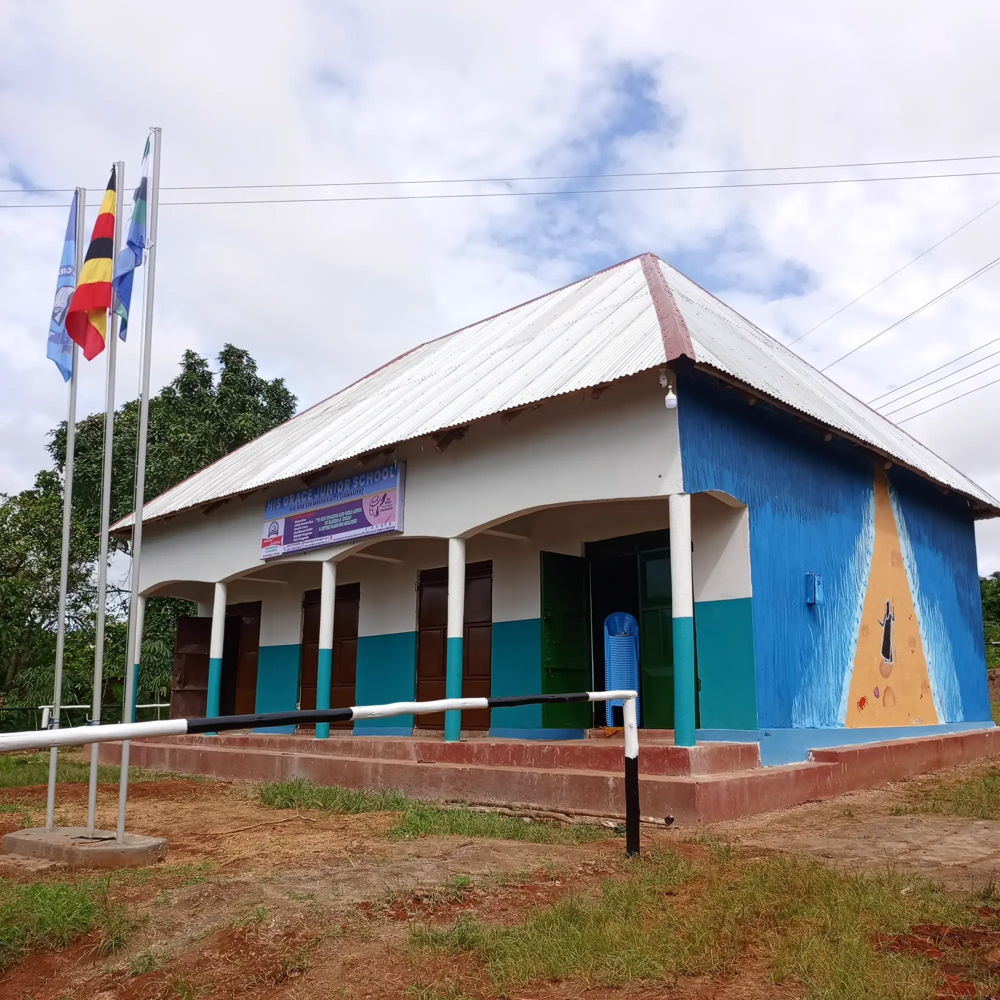 His Grace Junior School building in Masaka, Uganda